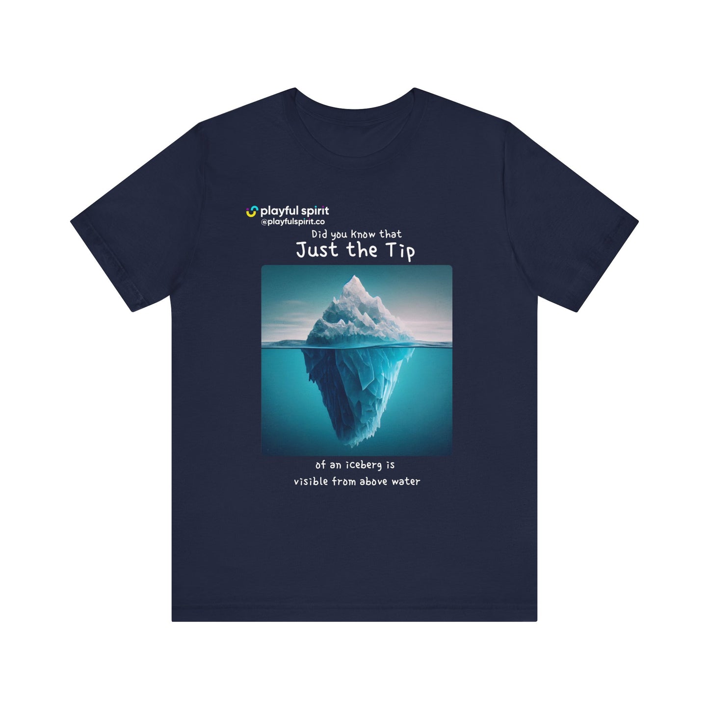 Did you Know that Just the Tip of an iceberg is visible from above water | Shirt