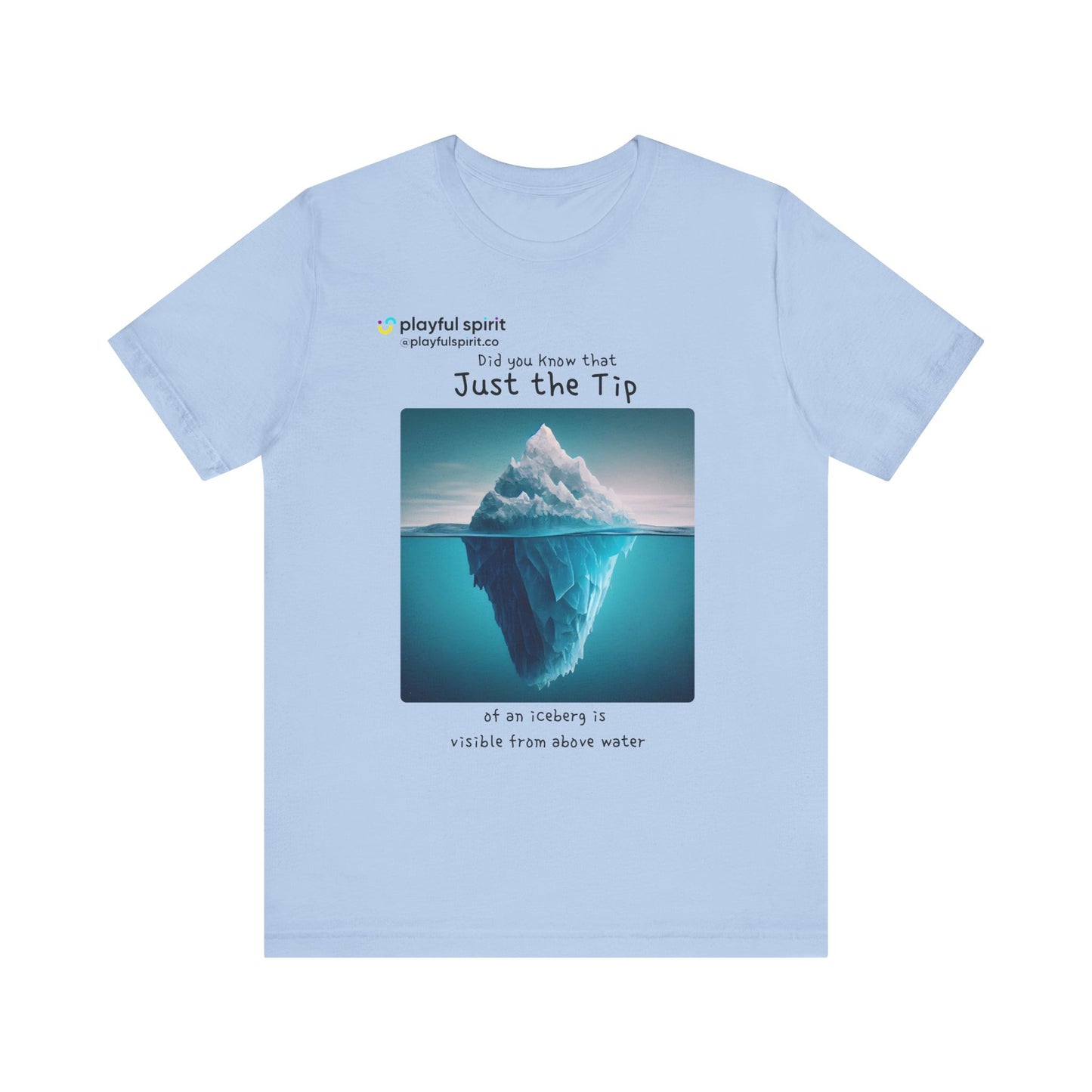 Did you Know that Just the Tip of an iceberg is visible from above water | Shirt