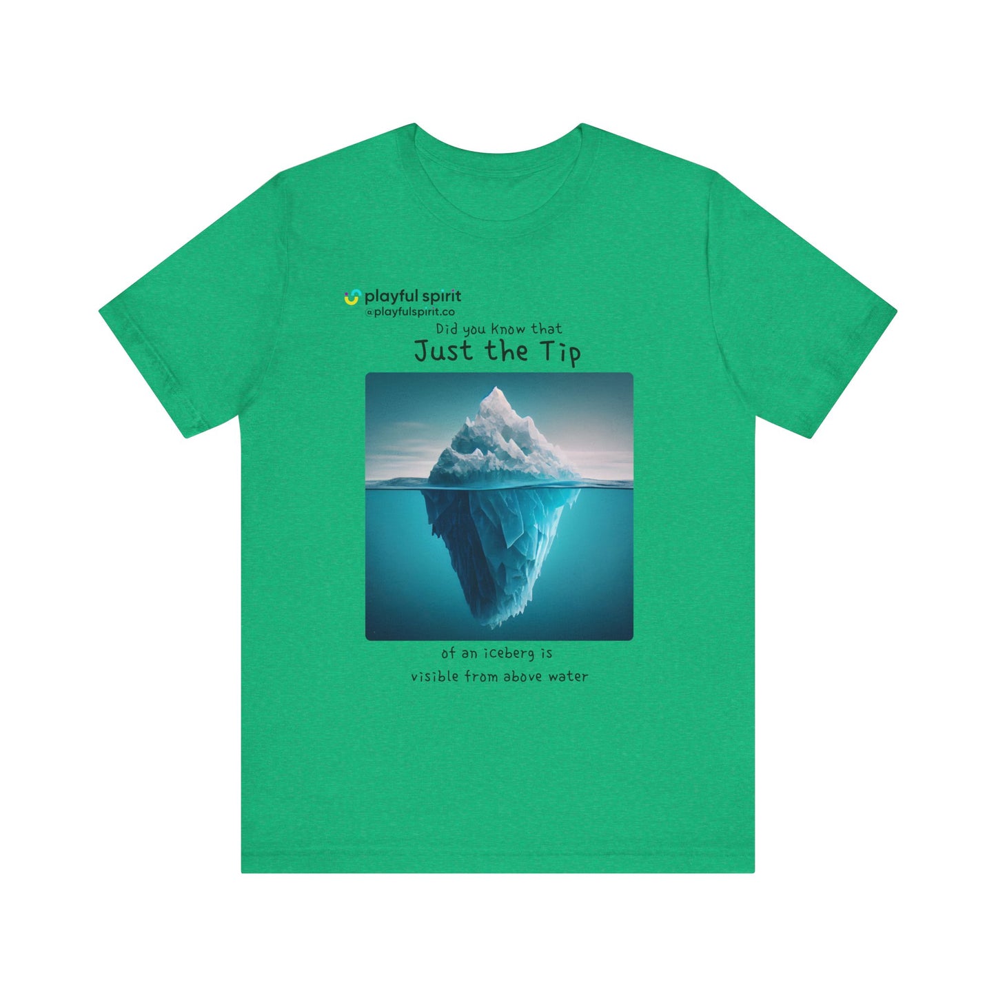 Did you Know that Just the Tip of an iceberg is visible from above water | Shirt