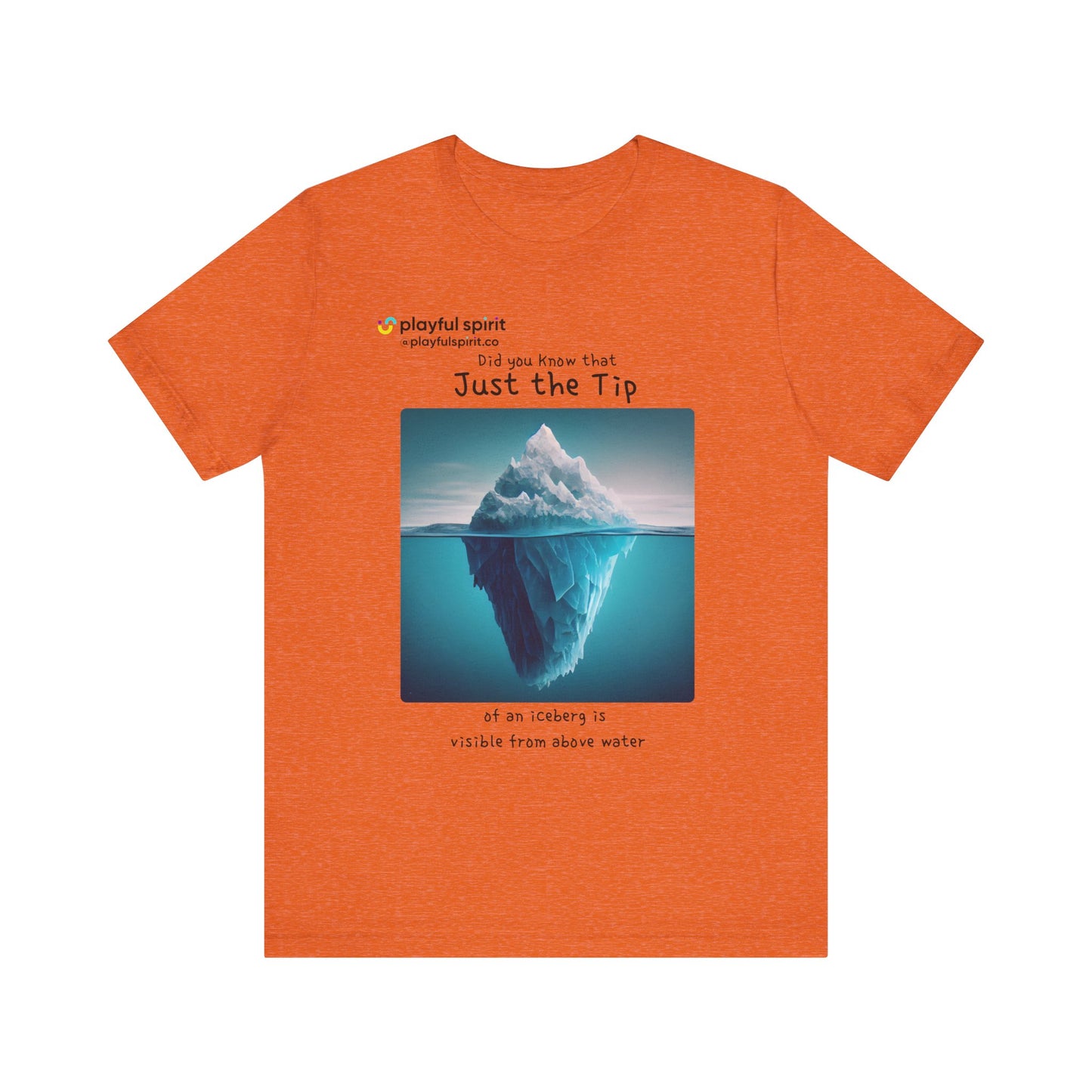 Did you Know that Just the Tip of an iceberg is visible from above water | Shirt