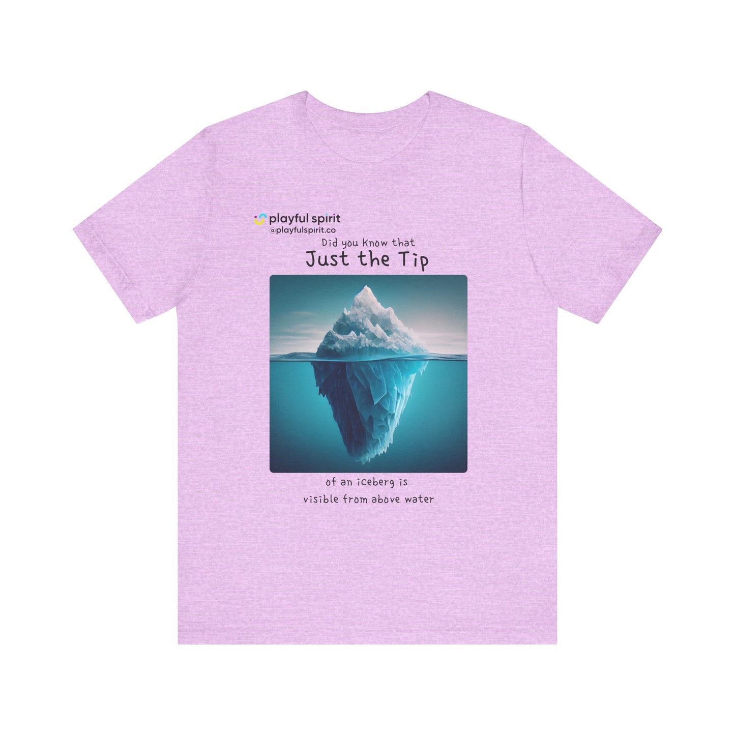 Did you Know that Just the Tip of an iceberg is visible from above water | Shirt