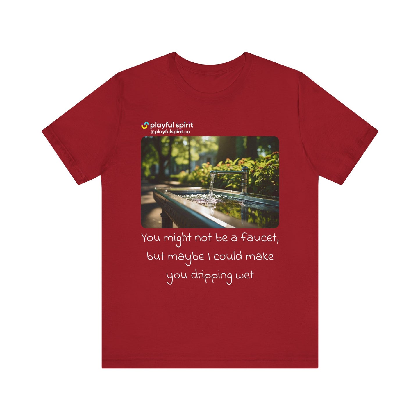 You might not be a faucet, but maybe I could make you dripping wet | Shirt