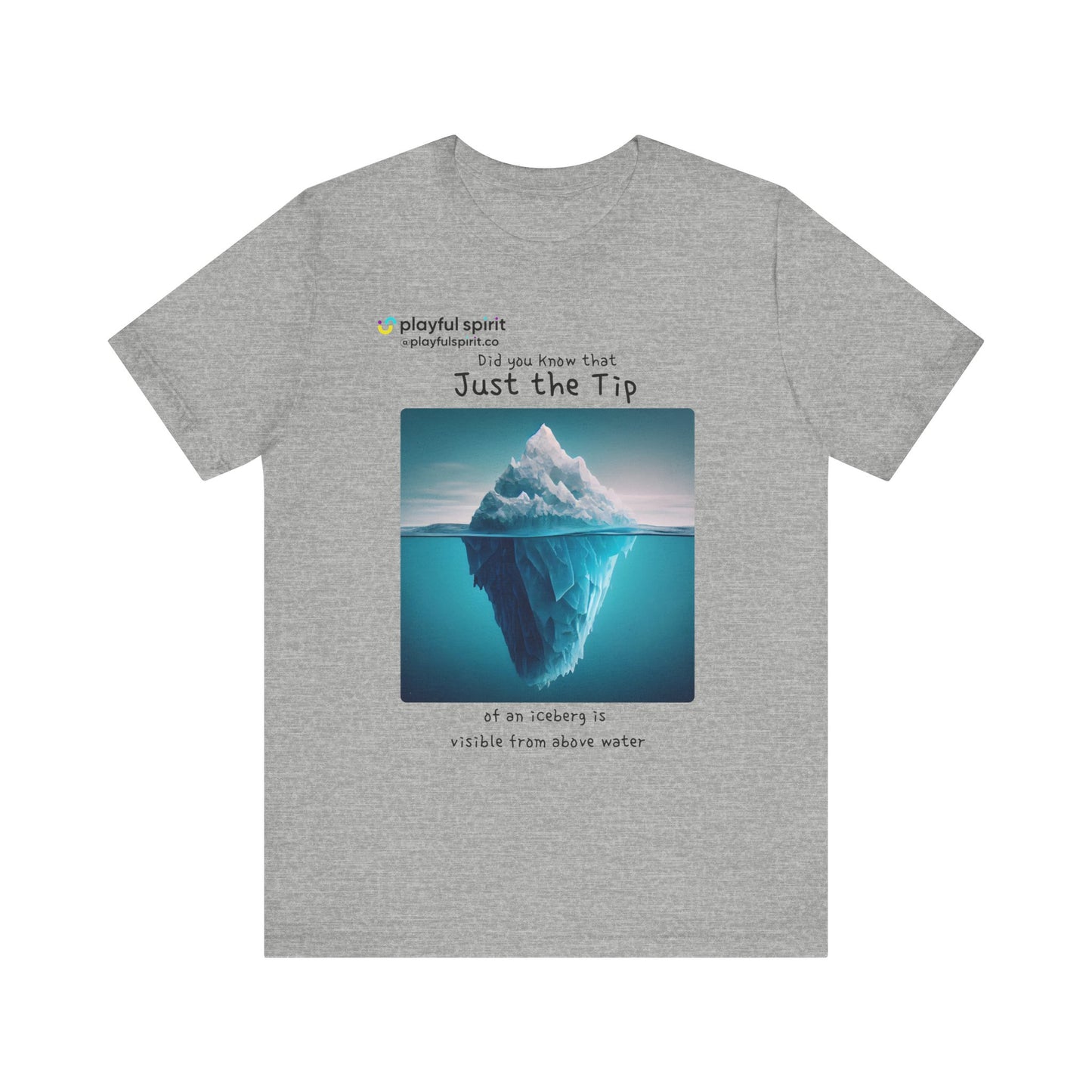 Did you Know that Just the Tip of an iceberg is visible from above water | Shirt