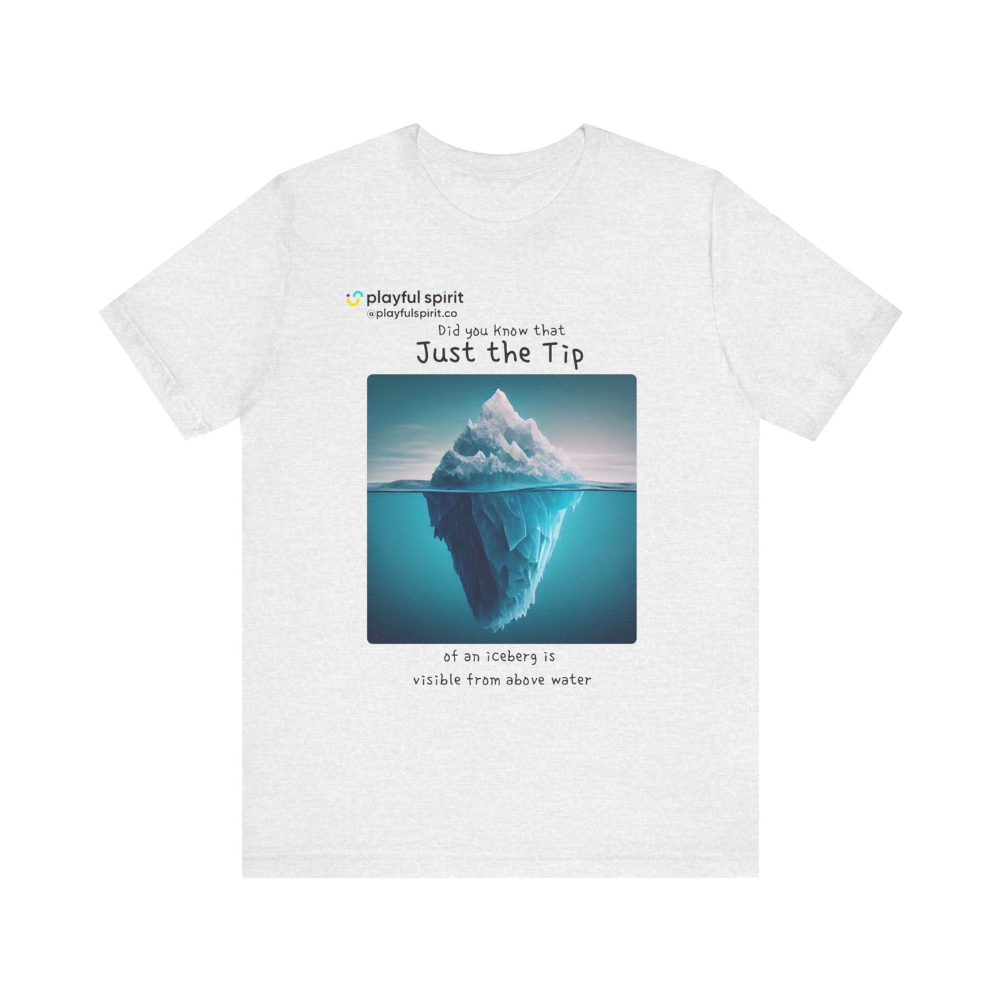 Did you Know that Just the Tip of an iceberg is visible from above water | Shirt