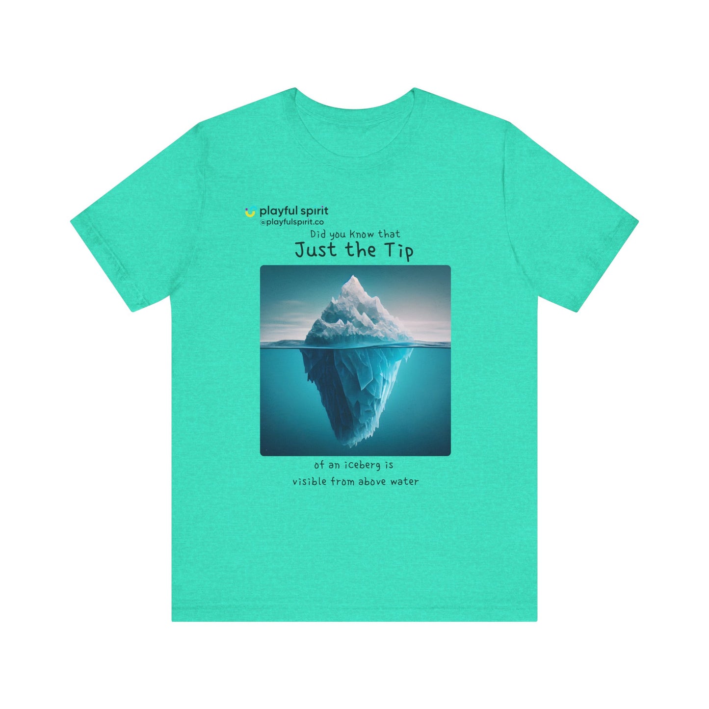Did you Know that Just the Tip of an iceberg is visible from above water | Shirt