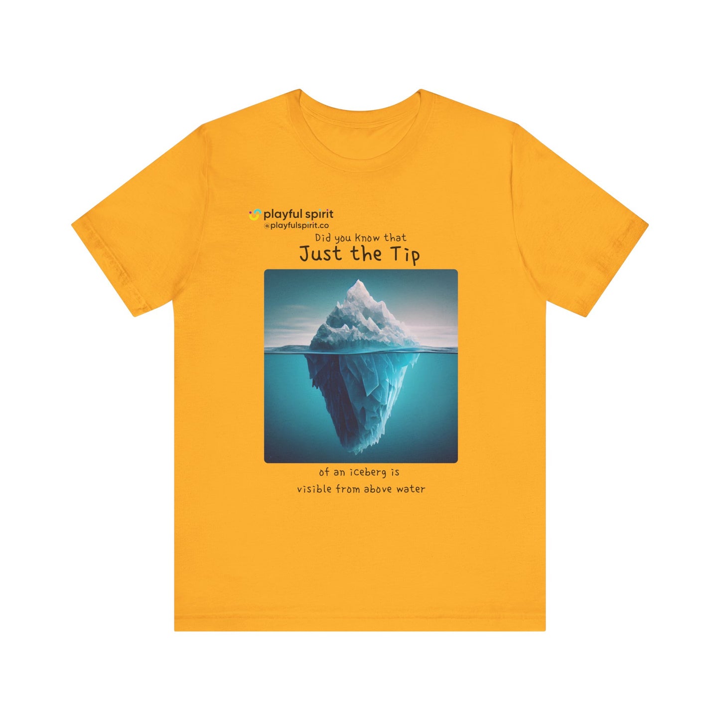 Did you Know that Just the Tip of an iceberg is visible from above water | Shirt