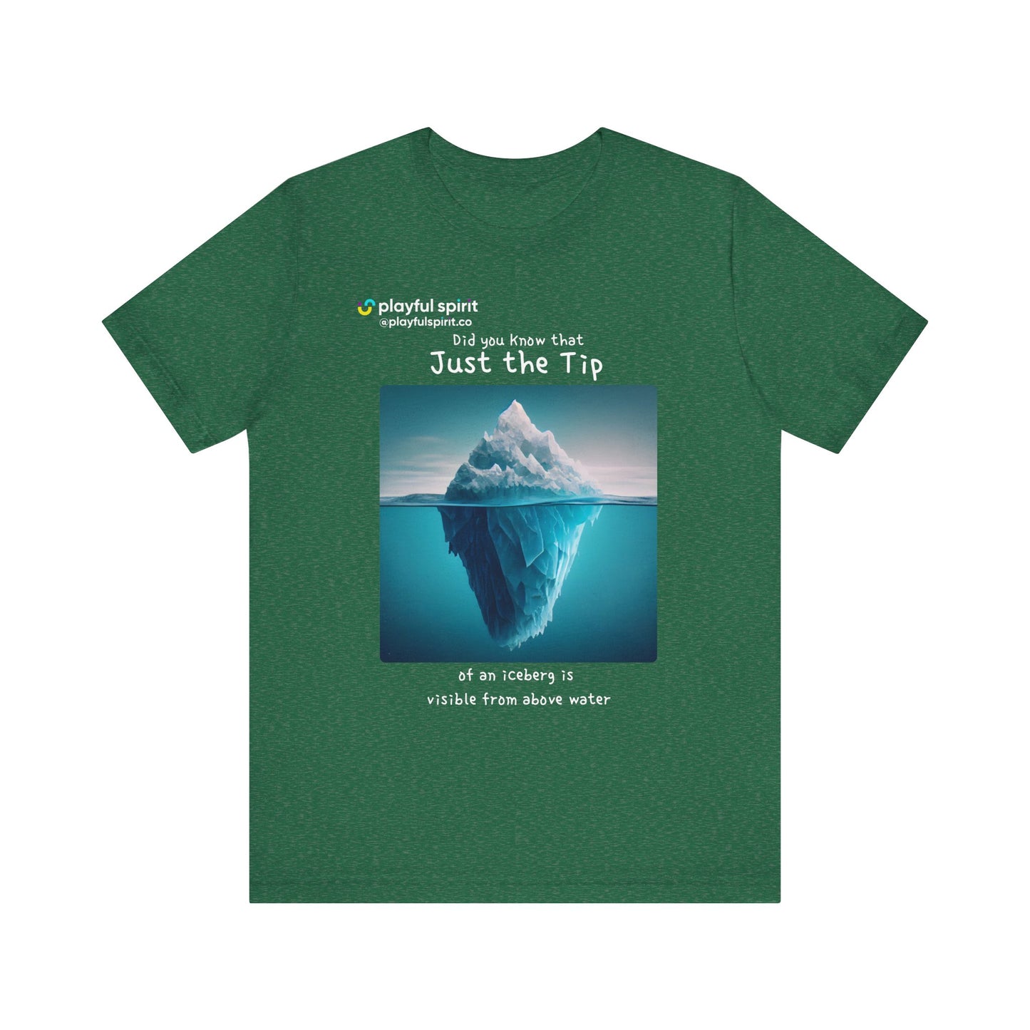Did you Know that Just the Tip of an iceberg is visible from above water | Shirt