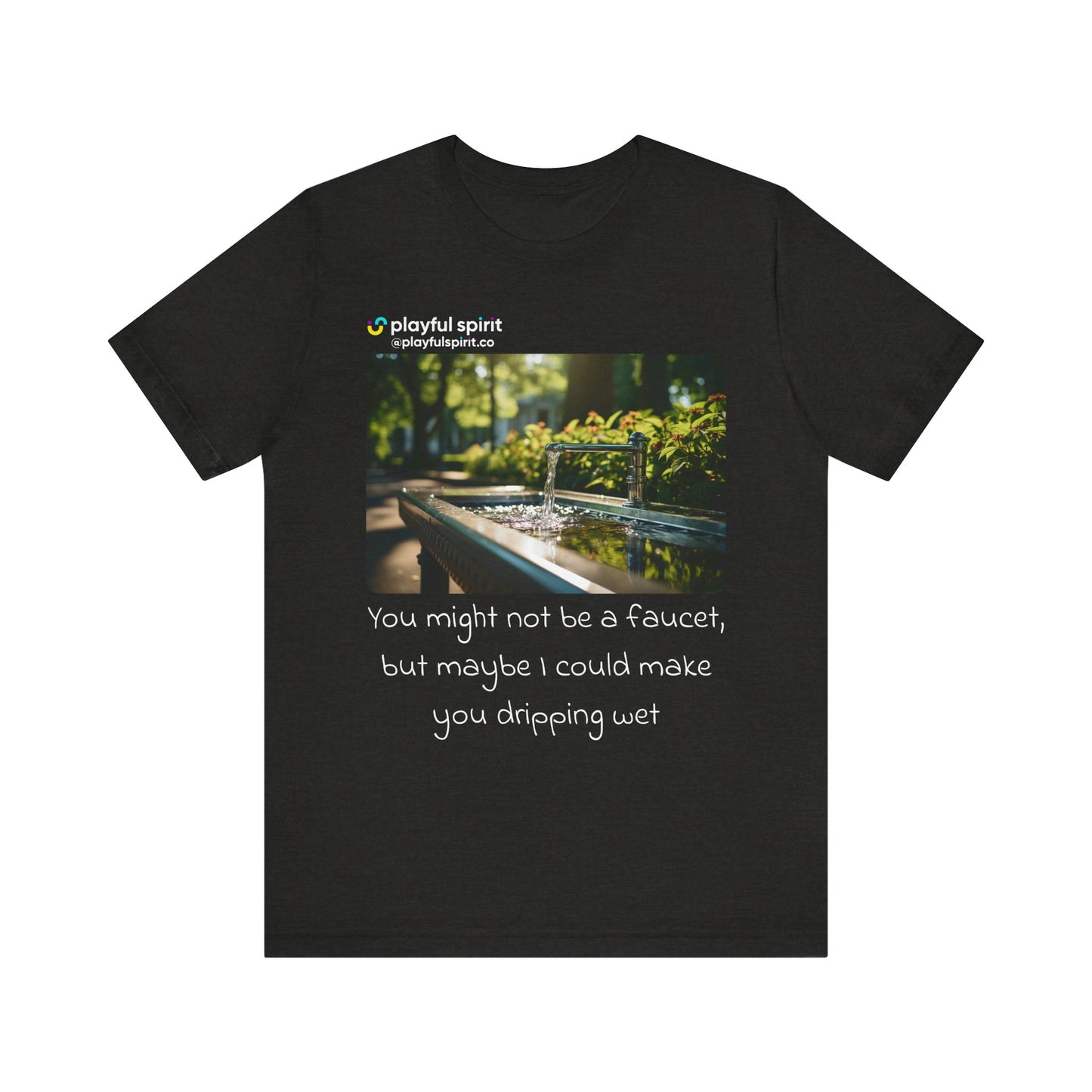 You might not be a faucet, but maybe I could make you dripping wet | Shirt