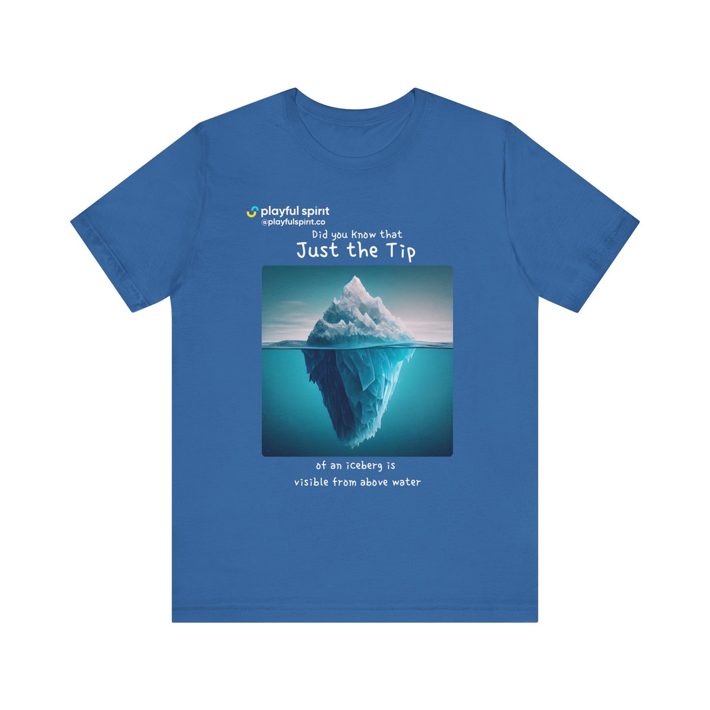 Did you Know that Just the Tip of an iceberg is visible from above water | Shirt