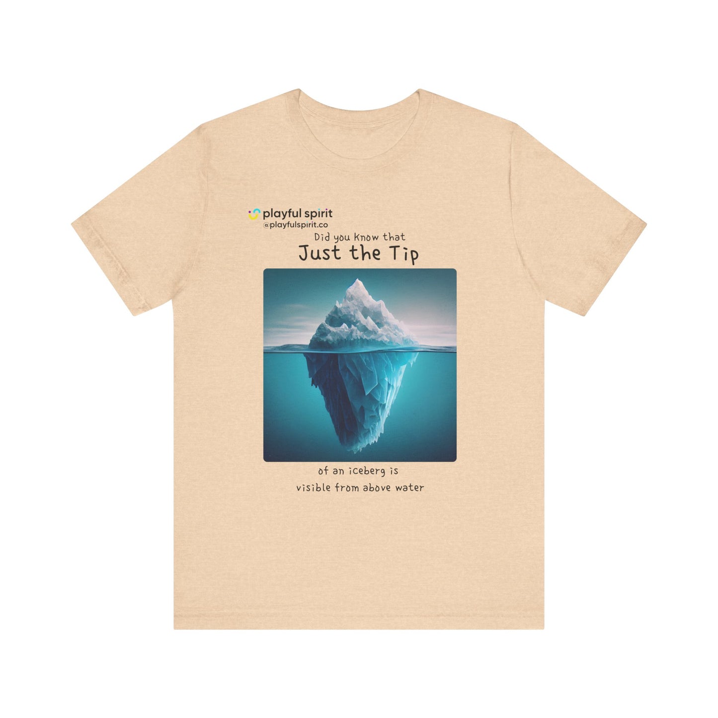 Did you Know that Just the Tip of an iceberg is visible from above water | Shirt