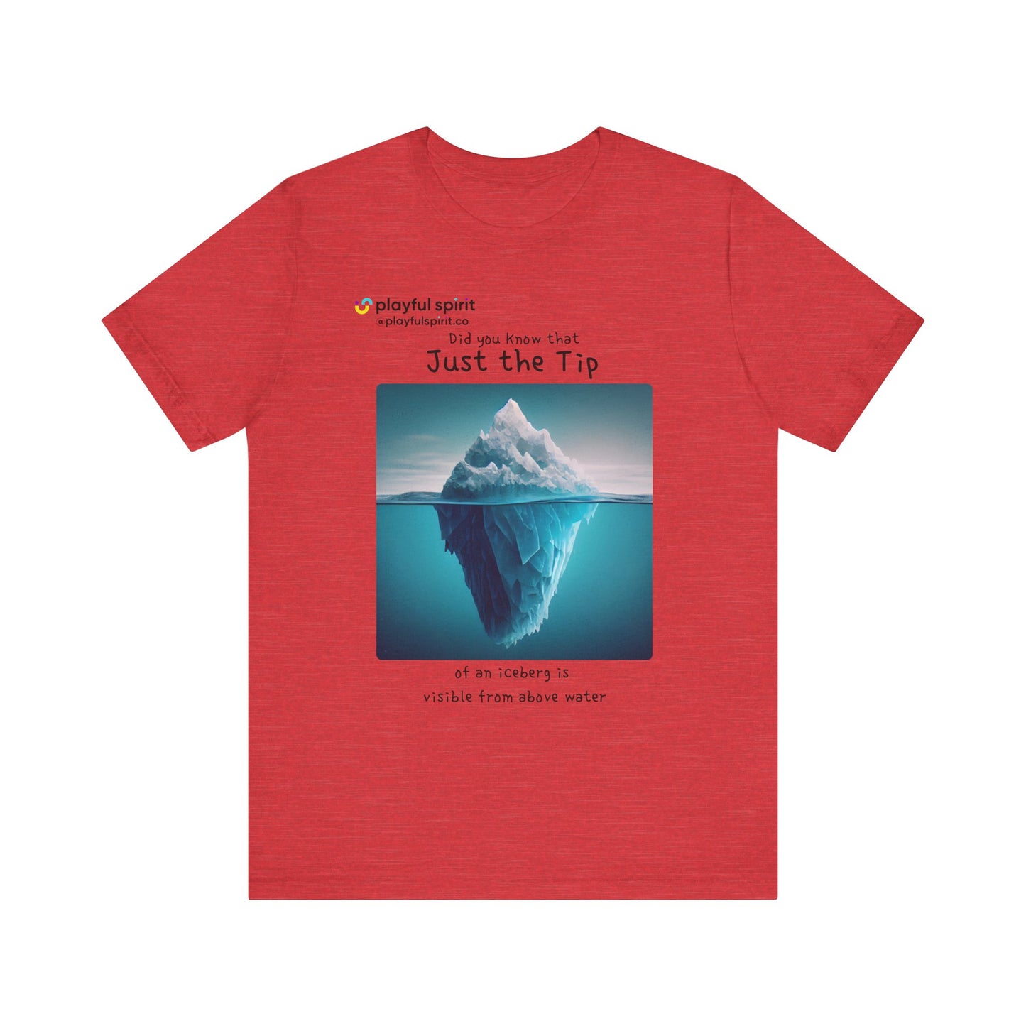 Did you Know that Just the Tip of an iceberg is visible from above water | Shirt