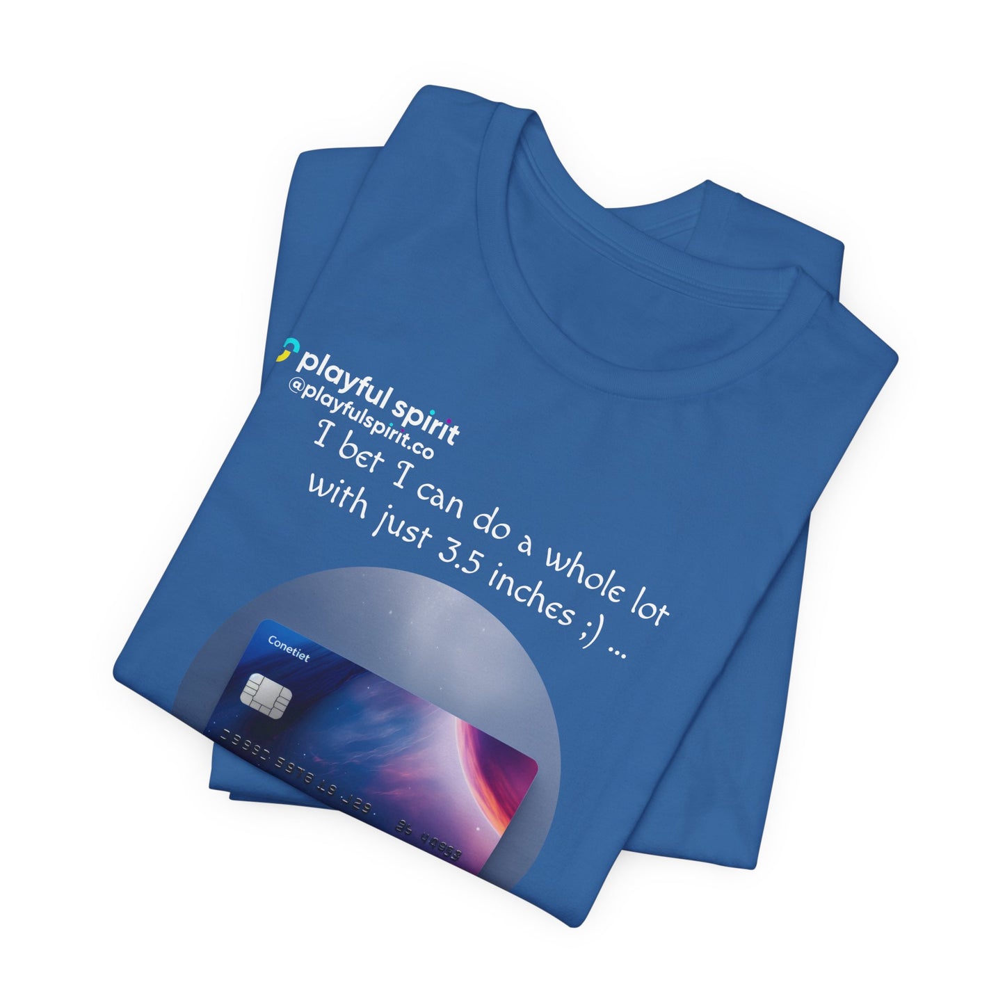 I bet I can do a whole lot with just 3.5 inches ;) … Buy a sports car, skydiving lessons, or scuba diving (the 3.5 inches) | Shirt
